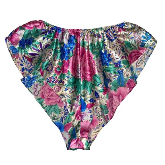 Vintage Victoria’s Secret Floral High Cut Panties size Small - Picture 6 of 10